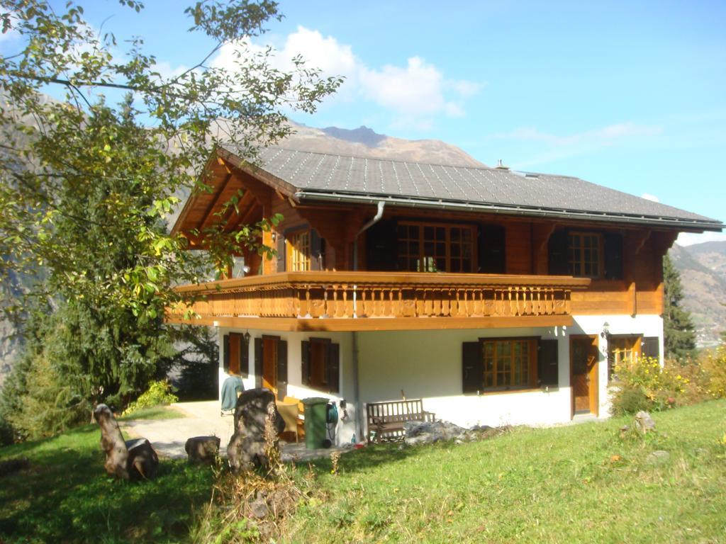 Chalet Charming Grächen Esterno foto