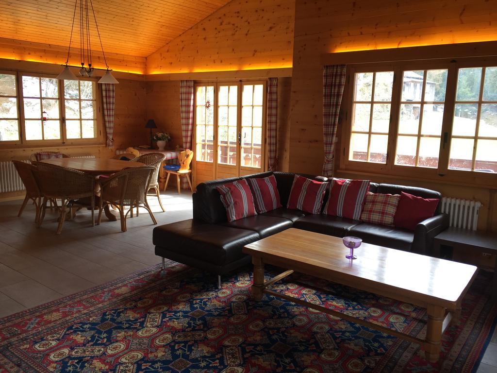 Chalet Charming Grächen Esterno foto