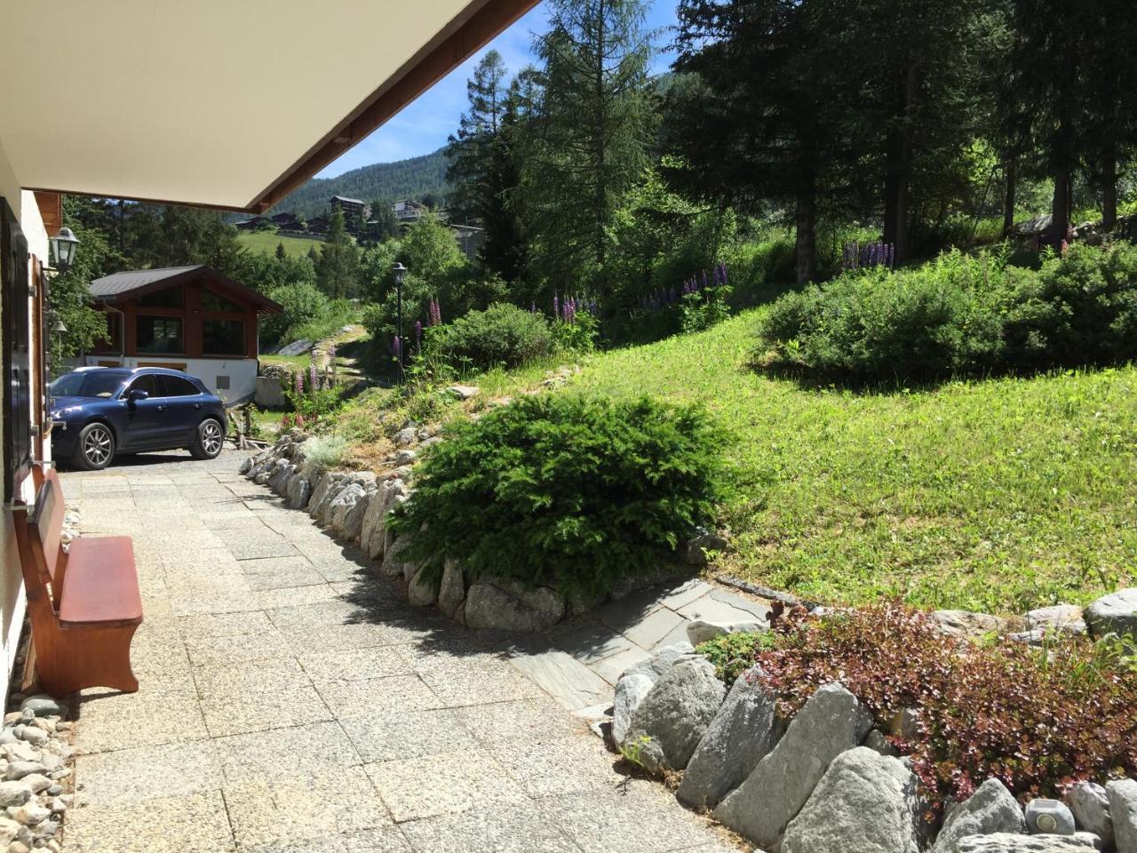 Chalet Charming Grächen Esterno foto